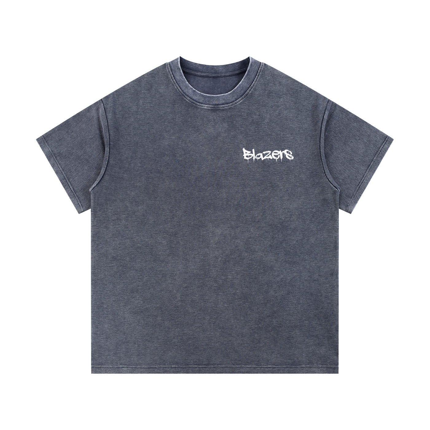 Mineral Wash Waffle Knit T-Shirt